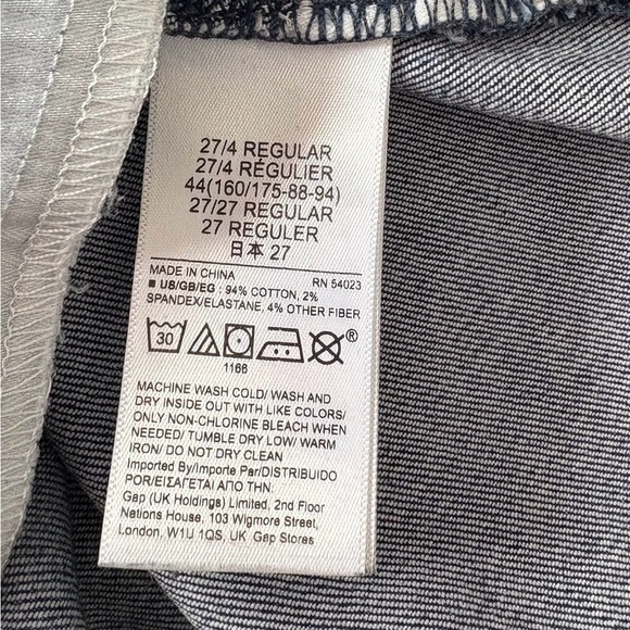 GAP, True Skinny High Rise, Size 4/27 Reg, Indigo - Picture 7 of 12